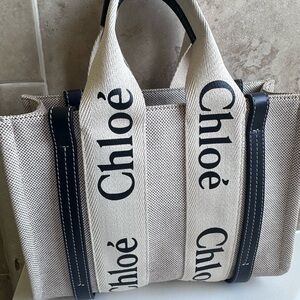 Chloé Canvas Tote Bag